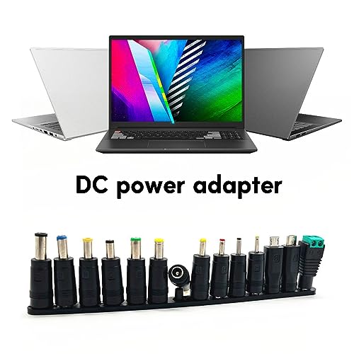 Female to Male Power Adapter Tips Connector for Phone Laptop Charging Power Supply Plug Jacks Sets 5.5x2.1mm