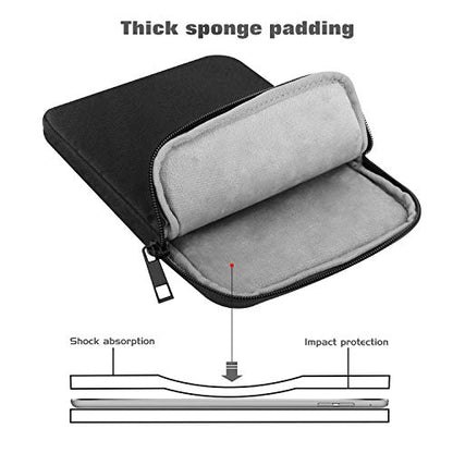 MoKo 9-11 Inch Tablet Sleeve Bag Padded Protetive Carrying Case | Fits New 11inch iPad Air M4, iPad A16 2025, iPad Pro 11 M4, Air 5/4/3, iPad 10/9/8th Gen, Tab S8/S9 11", Black - color: Black, size: 9-11 inch