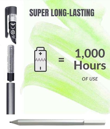 Stylus Pen for HP X360 15-BL 12-F 12-F014DX Stylus Pen L18551-001 - color: Silver, style: L18551-001