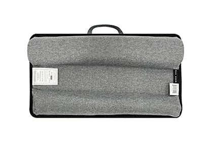 Rae Dunn Lap Desk - Laptop Pillow Lap Desk - Portable Work Table with Cushion for Bed, Couch, Car - Use for Writing, Reading, Eating and Computer Use - Suitable for Kids and Adults - size: 17.5” x 13.5” x 2.5” (dual cushion, mouse pad)