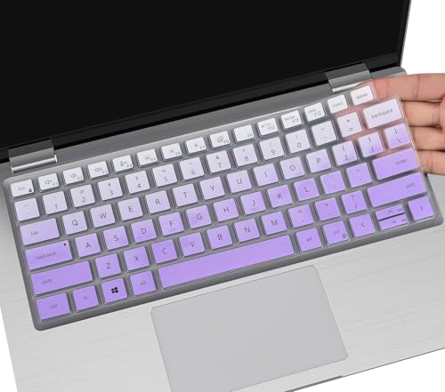 CaseBuy Keyboard Cover for Dell Latitude 7440 7430 7420 7410 14, Dell Latitude 3440 5440 5430 5431 5420, Dell Latitude 14 9420 9430, Dell Latitude 9510 9520 7520 15.6" Laptop -Ombre Purple - color: Ombre Purple