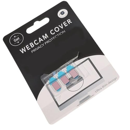 3 Discreet Webcam Privacy | 0.7mm Tool-Less Adhesive Cover Smartphones, Tablets, Laptops | Anti-Peeping Design Camera Privacy Cover Protector Suitable for Laptops Tablets Phones Tool - color: C