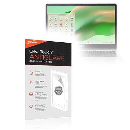 BoxWave Screen Protector Compatible with Acer CB315 Chromebook 315 Laptop (15.6 in) - ClearTouch Anti-Glare (2-Pack), Anti-Fingerprint Matte Film Skin