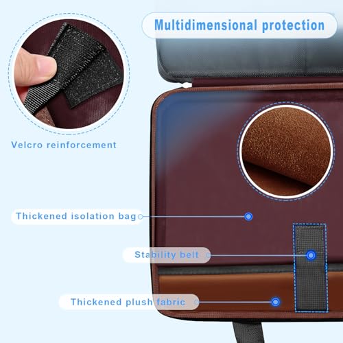 Slim Expandable Laptop Case 15.6 Inch Sleeve Upgraded Protective Durable Recycled Carrying Case Compatible with MacBook 15" & 16" and Most 15" 15.6" 16" Notebook,B01K01 - color: B01k01, size: 15.6"