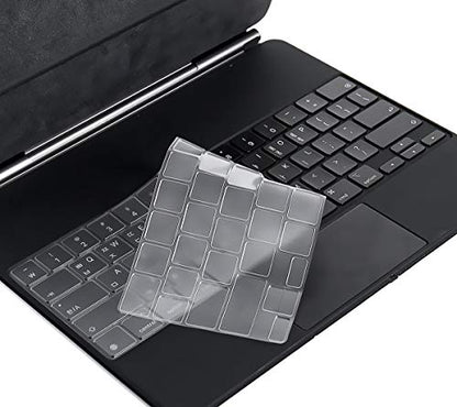 CaseBuy Ultra Thin Keyboard Cover for Apple iPad Air 13-inch (M2 2024) & M2 iPad Pro 12.9 inch 2022 2021 2020 Release with Magic Keyboard(6th 5th 4th Gen), iPad Pro 12.9 Accessories Protective Skin - size: iPad Pro 12.9 2020+(5th 4th Generation)