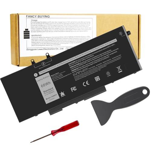 3HWPP 03HWPP 10X1J N2NLL 1VY7F 3YNXM 451-BCMN Laptop Battery for Dell Latitude 5401 5410 5411 5501 5510 5511 Precision 3541,3550 ,3551 Inspiron 7500 2-in-1 Black ,7506 2-in-1 Black ,7706 2-in-1 Laptop - size: 9.4*4.13*0.27inch 3HWPP