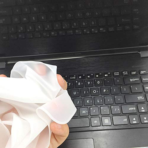 2 Sheets/lot Waterproof Laptop Keyboard Protective Film Laptop Keyboard Cover Notebook Keyboard Cover Dustproof Film Silicone,15 Inch to 17 Inch