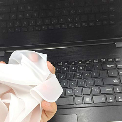2 Sheets/lot Waterproof Laptop Keyboard Protective Film Laptop Keyboard Cover Notebook Keyboard Cover Dustproof Film Silicone,15 Inch to 17 Inch