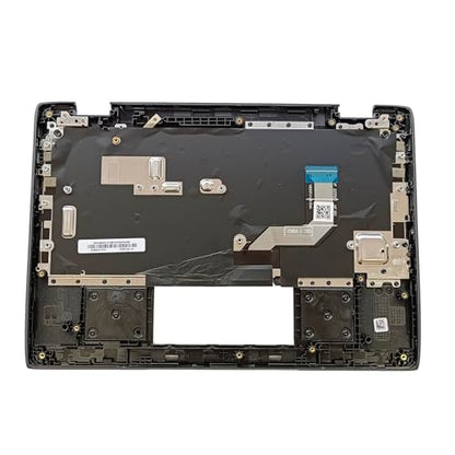 Replacement Laptop Upper Case Palmrest with US Keyboard and Touchpad Assembly Part for Lenovo Chromebook 100E 2nd Gen AST 5CB0Z21474 Black (C+KB)