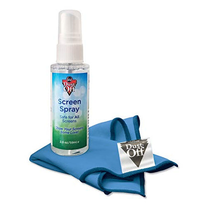Dust-Off Laptop Computer Cleaning Kit, 50 Ml Spray/Microfiber Cloth