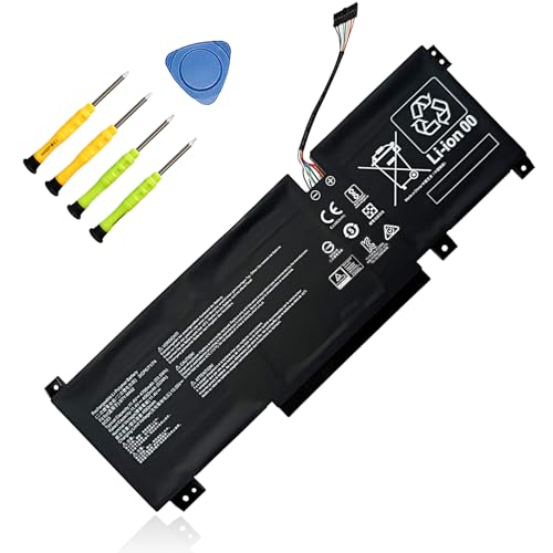 53.5Wh BTY-M492 Replacement Laptop Battery for MSI Pulse GL66 11UEK-016AU 11UDK-255VN 11UCK Katana GF66 GF76 11UC 11SC 12UD 12UG 12UGS Crosshair 15 17 A11UEK Series 4700mAh 11.4V
