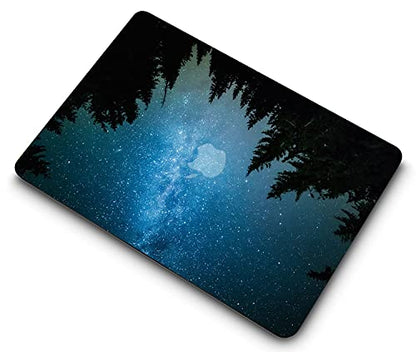 Hard Cover Compatible with MacBook Air 11 inch Case 2015 2014 2013 2012 2011 2010 Realease Model A1465 A1370, Color Printing Matt Plastic Hard Protective Shell Cover Case - Starry Night - color: 1063 Starry night, size: Air 11" 2010-2015(A1370/A1465)