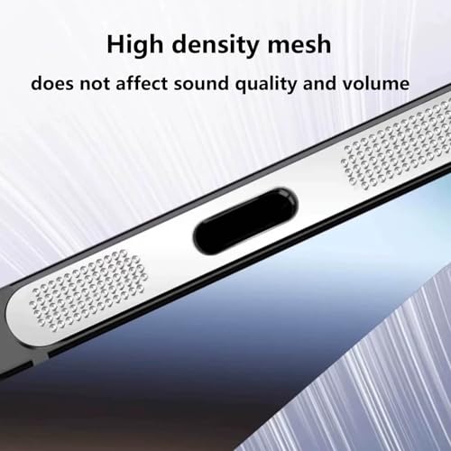 for iPhone 16 Pro Max Earpiece Speaker Mesh Anti Dust Proof Adhesive Cover - 5PCS / Black - color: Black, size: 16 Pro Max/16 Pro