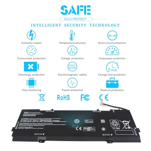 KB06XL 902499-855 902499-856 Battery for HP Spectre X360 Convertible 15-BL1XX 15-BL0XX 15-BL012DX 15-BL112DX 15T-BL000 15T-BL100 15-BL002XX 15-BL075NR 15-BL062NR Z4Z35UA Z4Z38UA 902401-2C1 79.2Wh