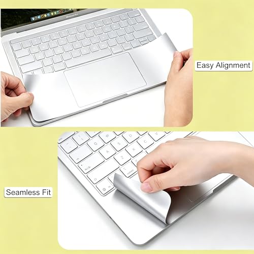 Palm Rest Protector for MacBook Neo 13 Inch, Palm Rest Cover Trackpad Cover Touch Bar Skin for MacBook Neo A18 Pro A3404 2026 - Silver - color: Silver