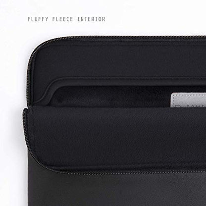 Comfyable Slim Protective Laptop Sleeve Compatible with 13/14 Inch MacBook Air & MacBook Pro M5/M4/M3/M2 Pro/Max 2026, Mac Travel Case, Laptop Pouch, Slim PU Leather Cover, Black - color: Black, size: For 13.3"-14" Mac Pro / Mac Air