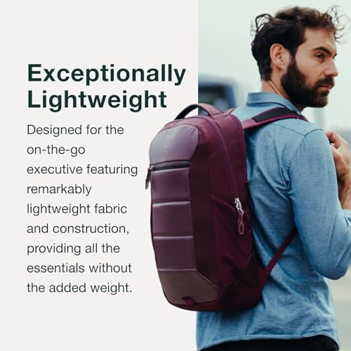 Osprey Ozone Slim Pack - Lightweight Laptop Backpack with AirScape Suspension, Water Bottle Pockets & Slim Travel Design - Fits Most 16" Laptops - Personal Item or Carry-On Compatible, Black - color: Black
