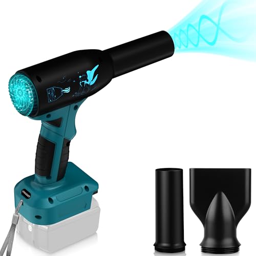 Jet Dry Mini Blower for Makita 18V Battery | 500W Compressed Air Duster | 400g Wind Speed | 3 Adjustable Speeds | Electric Cordless Air Blower for PC Keyboard Electronics Cleaning - size: 500W for Maki*ta 18V