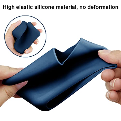 Soft Silicone 140W Charger Protector Case Sleeve for 2026 MacBook Pro 16 inch A3428 A3429 A3186 A3403 A2991 A2780 A2485 M5 M4 M3 M2 M1 Chip 2024-2021, 140W Power Adapter Cover, Navy Blue - color: Navy Blue