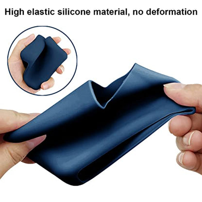 Soft Silicone 140W Charger Protector Case Sleeve for 2026 MacBook Pro 16 inch A3428 A3429 A3186 A3403 A2991 A2780 A2485 M5 M4 M3 M2 M1 Chip 2024-2021, 140W Power Adapter Cover, Navy Blue - color: Navy Blue