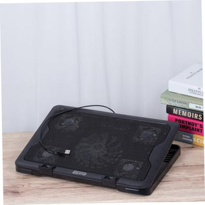 USB-Powered Notebook Cooler Cooling Mat with Fans Energy-Saving Laptop Cooling Pad Stand for Heat Dissipation Easy Installation Compatible with All Laptops