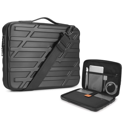 NIDOO 14 inch Laptop Sleeve Carrying Case Computer Bag for 14" MacBook Pro M5 Max/13 13.6" MacBook Air M5 M4/ 13" Macbook Neo/Asus ZenBook 14/ASUS Lenovo ThinkPad HP Shockproof Hardshell Handle - size: 14 inch
