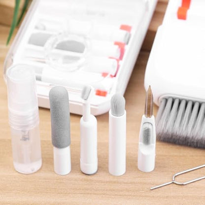 14-in-1 Portable Multi-Functional Electronic Cleaner Set for Phone Earbuds Keyboard Cleaning Brush Tools Kit
