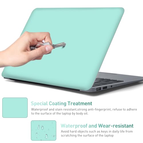 12.1 13 13.3 14 15.4 15.6 Inch Laptop Skin Decal, Laptop Skins Stickers for Notebook PC, Universal Reusable Vinyl Laptop Cover Sticker, Waterproof Art Decal Protector I Mint Green - color: Mint Green