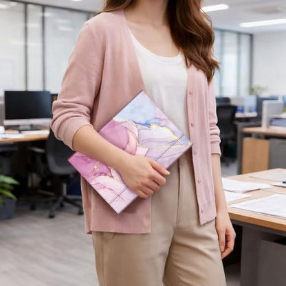 Fintie Protective Case for 14 inch HP/Lenovo/ASUS with Pocket, Pink | Fits for 14'' HP 14-ee, Lenovo IdeaPad 1 Gen 7, ASUS Vivobook 14 X1404, Dell Latitude 3440 - color: Pink