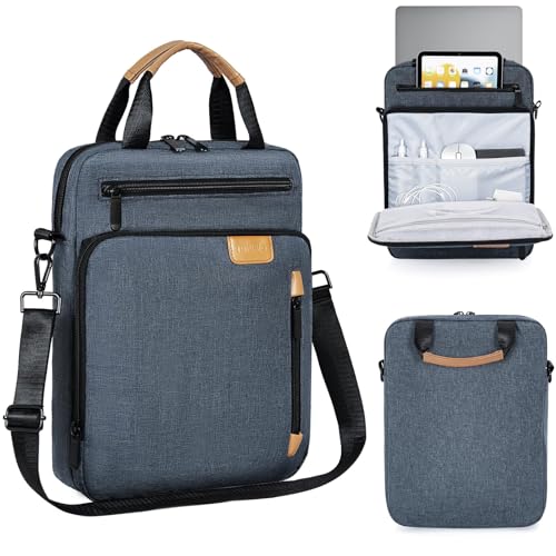 TORIBIO 15 Inch Laptop Sleeve Bag Padded Protective Travel Carrying Case | Fits New 15"/15.3" MacBook Air M5 M4 M3 M2,Dell XPS 15 Plus,15 Inch Surface Laptop 7/6/5/4/3,Galaxy Tab S9 Utra 14.6" - color: Blue, size: 15 Inch
