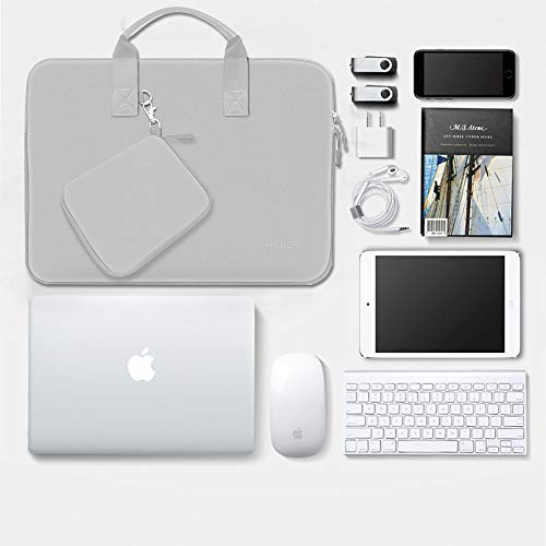 Hseok Laptop Sleeve 13.3-14 inch Case with Small Pouch, Neoprene Computer Bag Compatible with MacBook Neo/Pro 14 M5/M4/M3/M2/M1, Mac Air/Pro 13.3, XPS 14 and Most 13-14 inch Notebooks,L02G03 - color: L02g03, size: 13"-14"