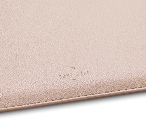 Comfyable Laptop Sleeve 14 Inch Precisely Compatible with MacBook Pro M5 M4 M3 M2 Pro/Max 2026-2021, Faux Leather Cover Case, 14 in, Sand - color: Sand, size: For 14" MacBook Pro