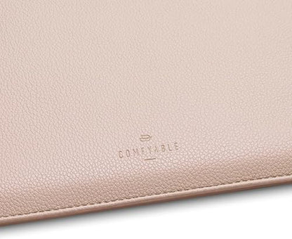 Comfyable Laptop Sleeve 14 Inch Precisely Compatible with MacBook Pro M5 M4 M3 M2 Pro/Max 2026-2021, Faux Leather Cover Case, 14 in, Sand - color: Sand, size: For 14" MacBook Pro