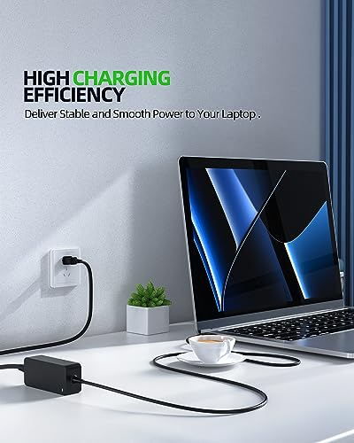 Slim Tip Charger Replacement for Lenovo ThinkPad T470 T470S T460 T460S T450 T570 T560 T550 T540p T450S T440 T440S T440P T431s Laptop, 65W, 45W