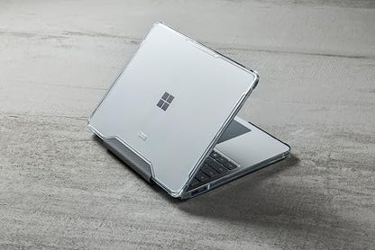 URBAN ARMOR GEAR UAG Designed for Microsoft Surface Laptop 13-inch (1st Edition) Case Plyo - Rugged Hard Shell One Piece Design Military Grade Transparent Clear Protective Cover, Ice