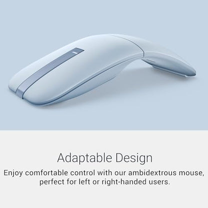 Dell Wireless Gaming Mouse MS700, 4000 DPI, 2 Buttons | Bluetooth 5.0, Optical LED, Touch Scroll, Swift Pair, AAA Batteries, 24 Month Runtime, 3 Year Advanced Exchange, Misty Blue - color: Misty Blue