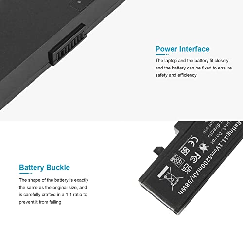 Futurebatt 6Cell AA-PB9NC6B AA-PB9MC6B AA-PB9NC6W AA-PB9NS6B Laptop Battery fit Samsung R420 R430 R468 R470 R480 RV510 RV511 RC512 R519 R520 R530 R540 R580 R730 Q320 Q430 Np550P5c Np365e5c - size: R580 8.86, 3.15, 1.38in