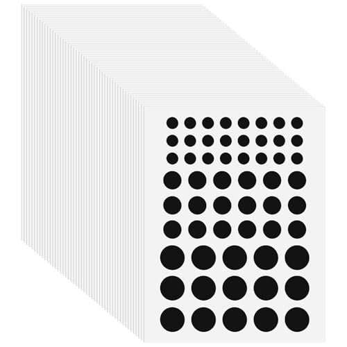 114 PCS Camera Blocking Stickers, 0.23in/0.37in/0.51in Stackable Webcam Cover Phone Camera Cover Cell Phone Cameras Blocker to Protect Your Privacy and Security