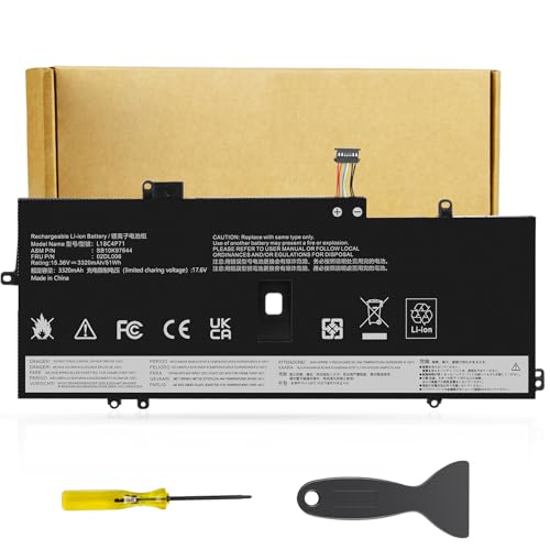 L18C4P71 L18M4P72 Battery Replacement for Lenovo Thinkpad X1 Carbon 7th Gen, X1 Carbon 8th Gen,ThinkPad X1 Yoga 4th/5th Gen Series 02DL004 02DL005 02DL006 L18L4P71 SB10K97644 SB10K97642 SB10K97643 - size: L18C4P71