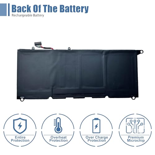 JD25G Laptop Battery Replacement for Dell XPS 13 XPS 13 9350 9343 XPS13 13D XPS13D 13-9343 13-9350 13D-9343 Series 5K9CP 05K9CP JHXPY 7.4V 52Wh 6930mAh