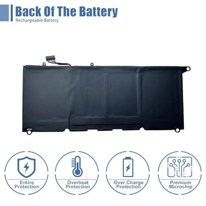 JD25G Laptop Battery Replacement for Dell XPS 13 XPS 13 9350 9343 XPS13 13D XPS13D 13-9343 13-9350 13D-9343 Series 5K9CP 05K9CP JHXPY 7.4V 52Wh 6930mAh