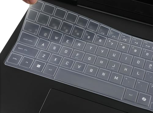 Keyboard Skin Compatible for 2025 2026 HP OMEN Gaming Laptop 16 inch 16-am 16t-am000 16-ap 16z-ap Series 16-am0065nr 16-ap0097nr 16-ap0047nr (NOT for HyperX OMEN Series 16-am 16-ah 15-gb 15-ga)(Clear)
