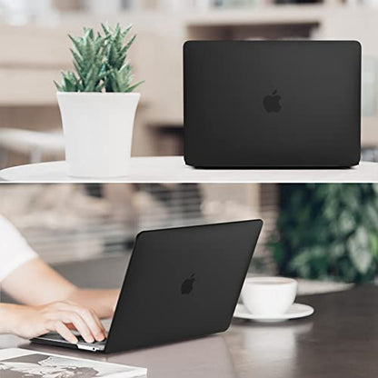 Fintie Hard Shell Case for MacBook Pro 13 Inch, Frost Black | A2338(M2 M1) A2251 A2289 A2159 A1989 A1706 A1708 (2016-2023) with/Without Touch Bar, Snap-On Cover, Lightweight - color: Frost Black, size: Pro 13 Inch