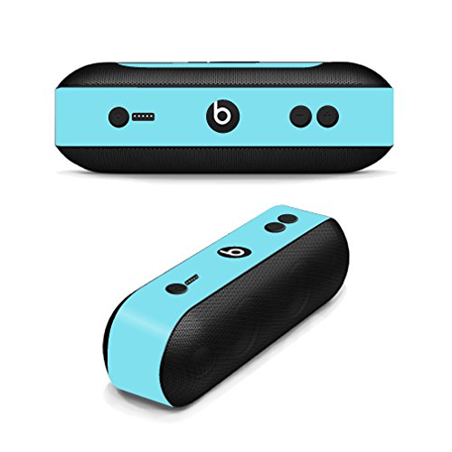 MightySkins Skin Compatible with Beats by Dr. Dre Pill Plus - Solid Baby Blue | Protective, Durable, and Unique Vinyl Decal wrap Cover | Easy to Apply, Remove, and Change Styles | Made in The USA - color: Baby Blue