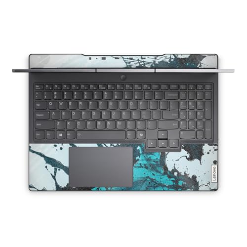 Glossy Glitter Laptop Skin Compatible with Lenovo Legion 5 Gaming Laptop (15IRX9) 2024 - Wild Splash - Premium 3M Vinyl Protective Wrap Decal Cover - Easy to Apply | Crafted in the USA - color: Wild Splash, size: Legion 5 Gaming (15IRX9) 2024 Full Cover S