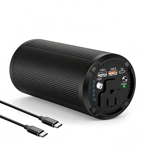 Portable Laptop Charger 27000mAh 98Wh, Power Bank with AC Outlet 65W PD Fast Charging External Battery Pack, Mini Portable Power Station for MacBook Pro Dell HP Travel Camping Airline Approved