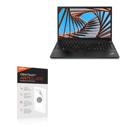 BoxWave Screen Protector Compatible With Lenovo ThinkPad E15 Gen 2 (15.6 in) - ClearTouch Anti-Glare (2-Pack), Anti-Fingerprint Matte Film Skin