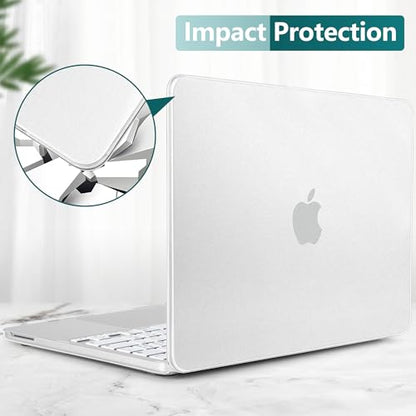Batianda CrystalMist Case for MacBook Neo 13 Inch 2026, Translucent | 4-in-1 Bundle Official Color Matched, Frosted Translucent Shell, Anti-Fingerprint Matte Finish, Slim Lightweight Protection - color: Matte Translucent