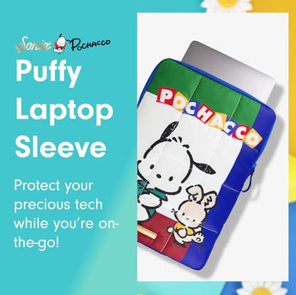 Sonix x Sanrio | Puffy Laptop Sleeve | 15-16 Inch, Quilted Pillow Puffer Laptop Carrying Case, Computer Sleeve | Classic Pochacco - color: Classic Pochacco