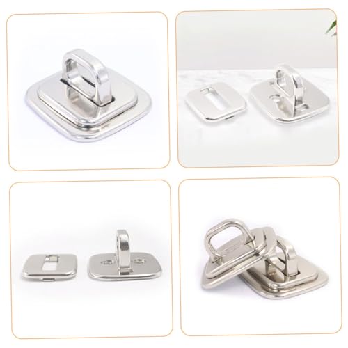 Operitacx 4pcs Computer Lock Desk Mount Anchor Cable Security Base Plate for Laptop Theft Deterrent